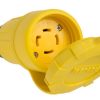 Verdrahtung Legrand Gummi Und Wasserdicht | 29W75 Wasserdichter Nema 4X/6P-Verriegelungsstecker, Gelb