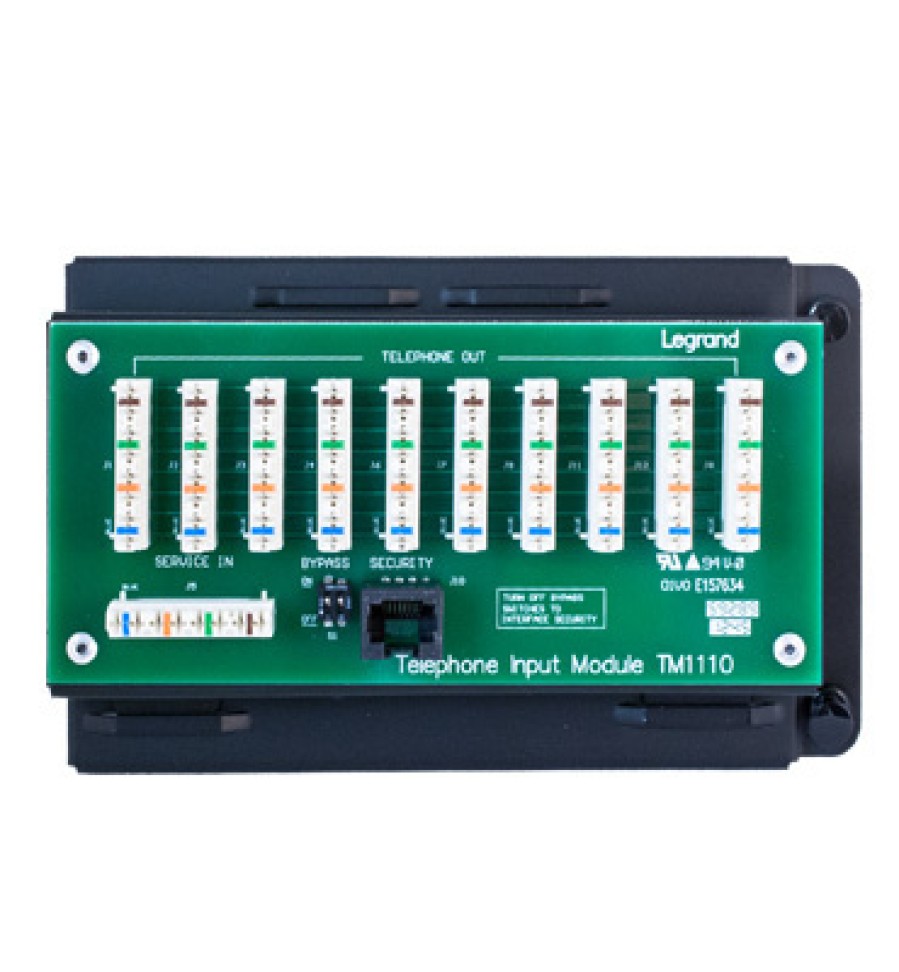 Audio/Visuell Legrand Video- Und Sprachmodule | 10-Wege-Idc-Telefonmodul Mit Rj31X