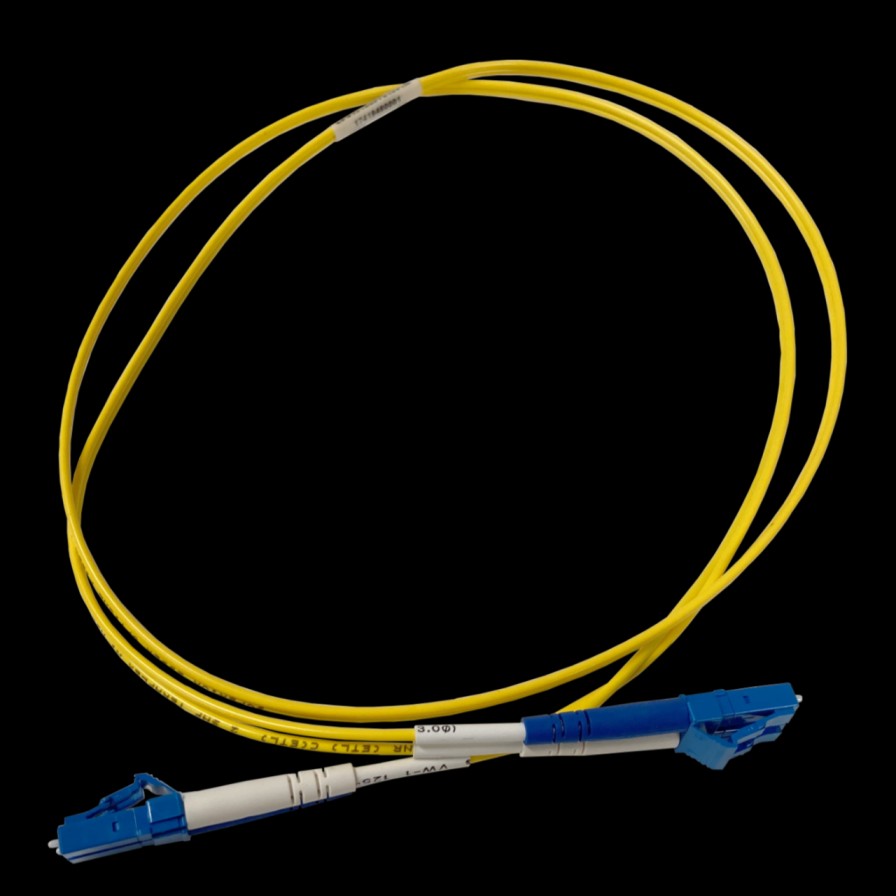 Netzwerkinfrastruktur Legrand Glasfaser-Patchkabel Und Kabelkonfektionen | Infinium Core Lc-Zu-Lc-Duplex-Patchkabel, 2 Mm, Os2 Plenum, Gelb, 3 Fus