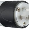 Verdrahtung Legrand Turnlok | 30A Nema L630-Stecker Schwarze Ruckseite, Weises Vordergehause