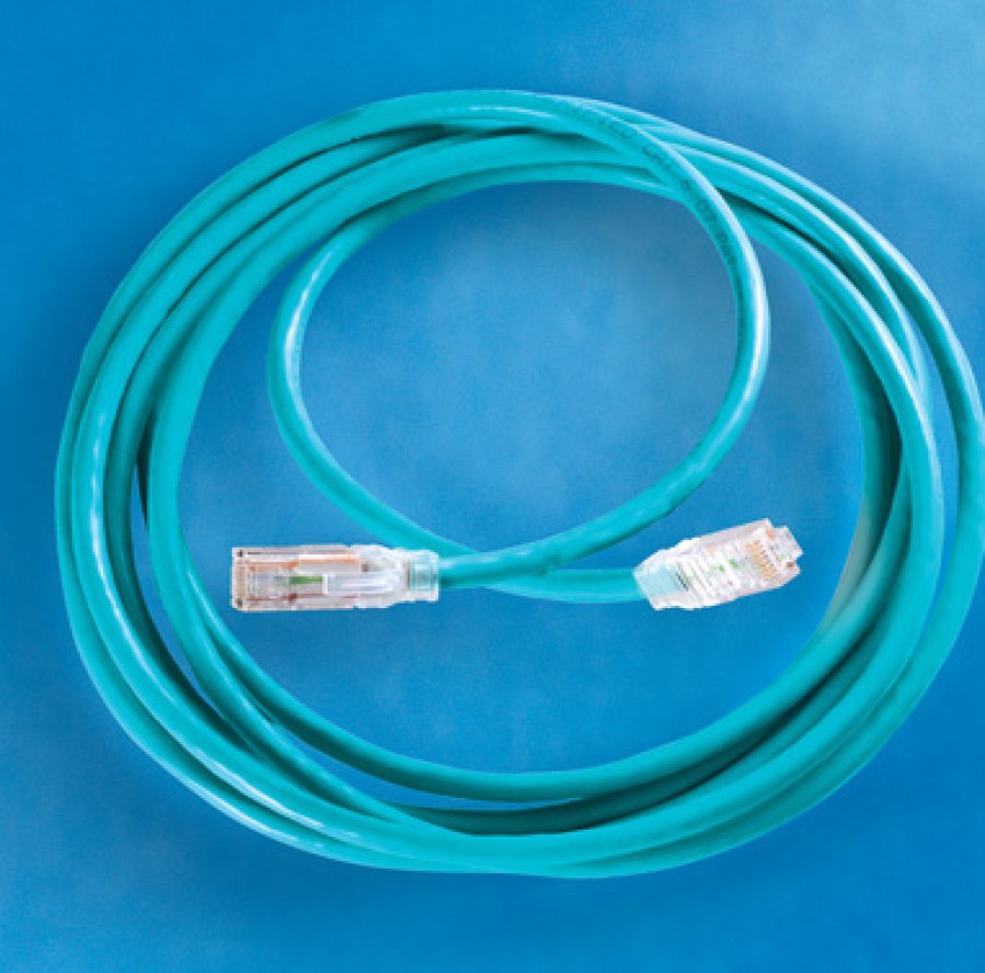 Netzwerkinfrastruktur Legrand Patchkabel Und Kabelkonfektionen | Modulares Cat6-Patchkabel Von Clarity, 7 Fus, Blau