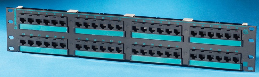 Netzwerkinfrastruktur Legrand Patchpanels | Clarity 5E 48-Port-Panel Cat5E Module Mit Sechs Ports