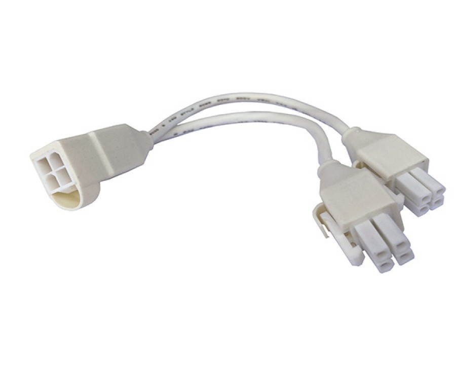 Schattierung Legrand Steuerungen Und Zubehor | Dlm Shade Bus Splitter Buchse Auf 2 Stecker, 4" Ohne Plenum, Weis