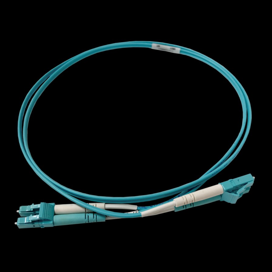 Netzwerkinfrastruktur Legrand Glasfaser-Patchkabel Und Kabelkonfektionen | Infinium Quantum Lc-Auf-Lc-Duplex-Patchkabel, 2 Mm, Om4, Aqua, Plenum, 1 Meter