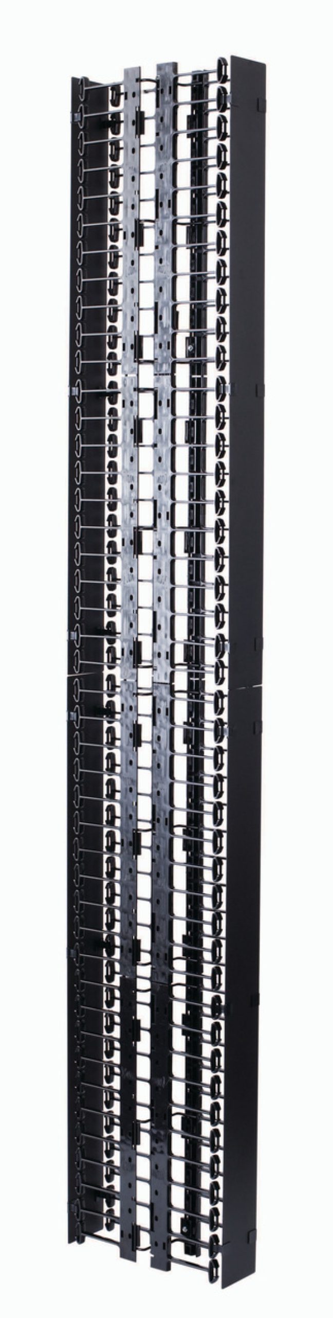 Netzwerkinfrastruktur Legrand Standard-Eia-Racks Und Zubehor | Standardmasiger Vertikaler Kabelmanagementkafig Mit Abdeckung 6,00 X 13,17 Zoll X 8 Fus Doppelseitig