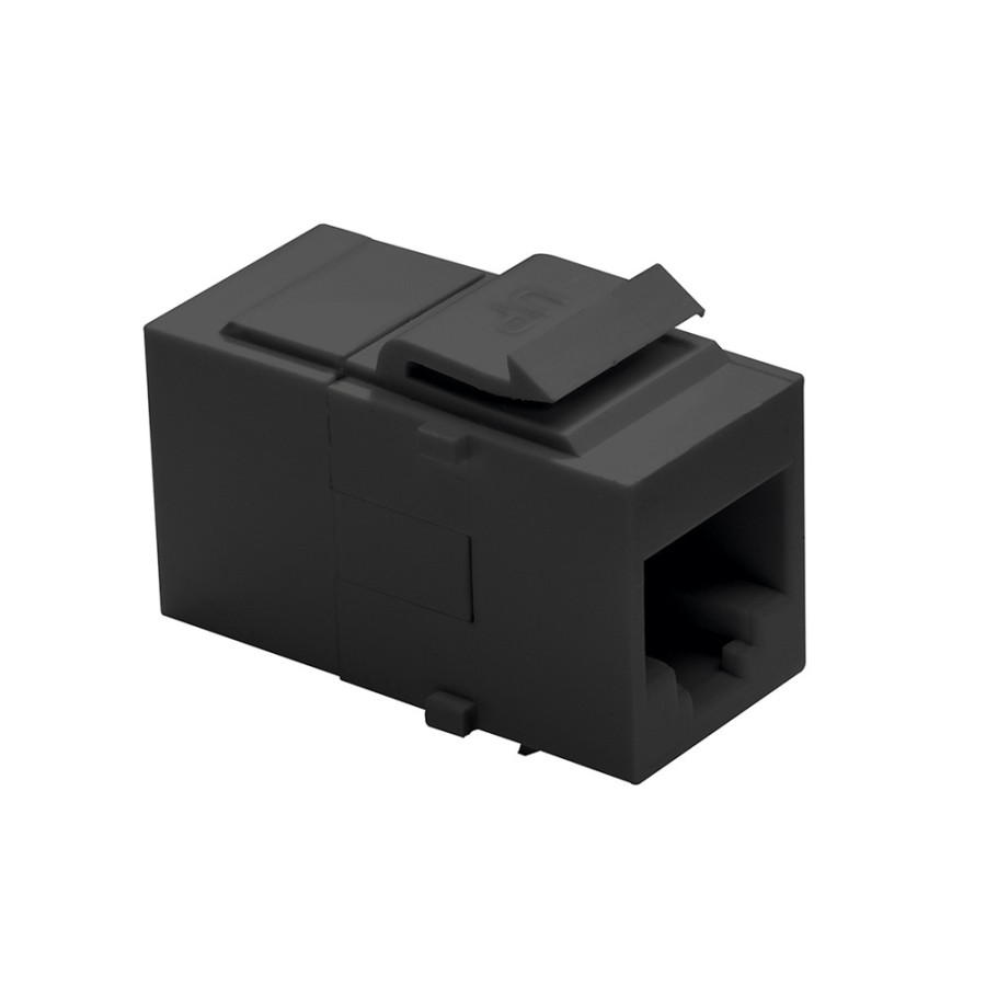 Audio/Visuell Legrand Keystone-Einsatze | Cat 5E Rj45 Keystone-Kupplung, Schwarz