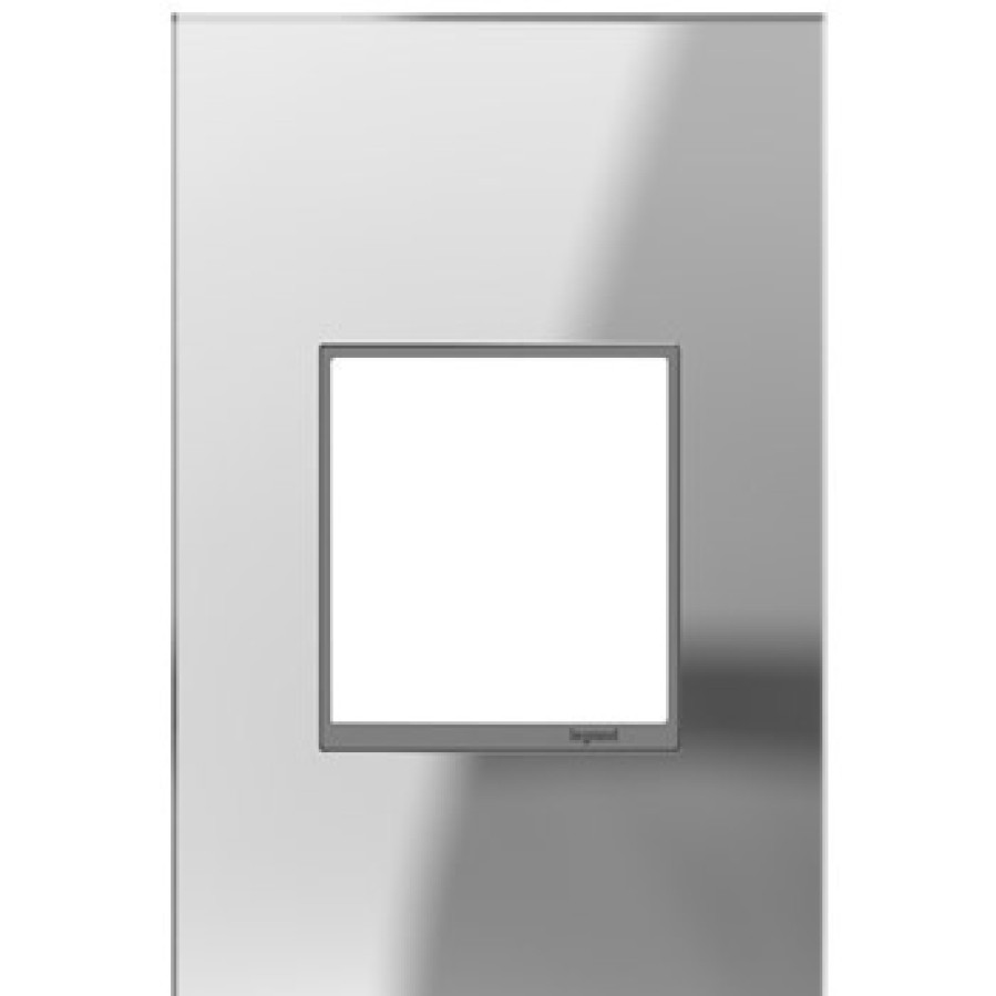 Verdrahtung Legrand Wandplatten | Adorne® Mirror One-Gang Schraubenlose Wandplatte