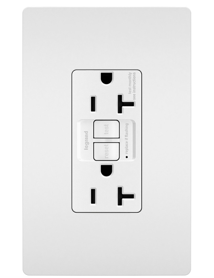 Verdrahtung Legrand Kommerzielle Behalter | Plugtail Spec Grade Manipulationssicherer Selbsttest 20 A Duplex-Gfci-Steckdose 125 V