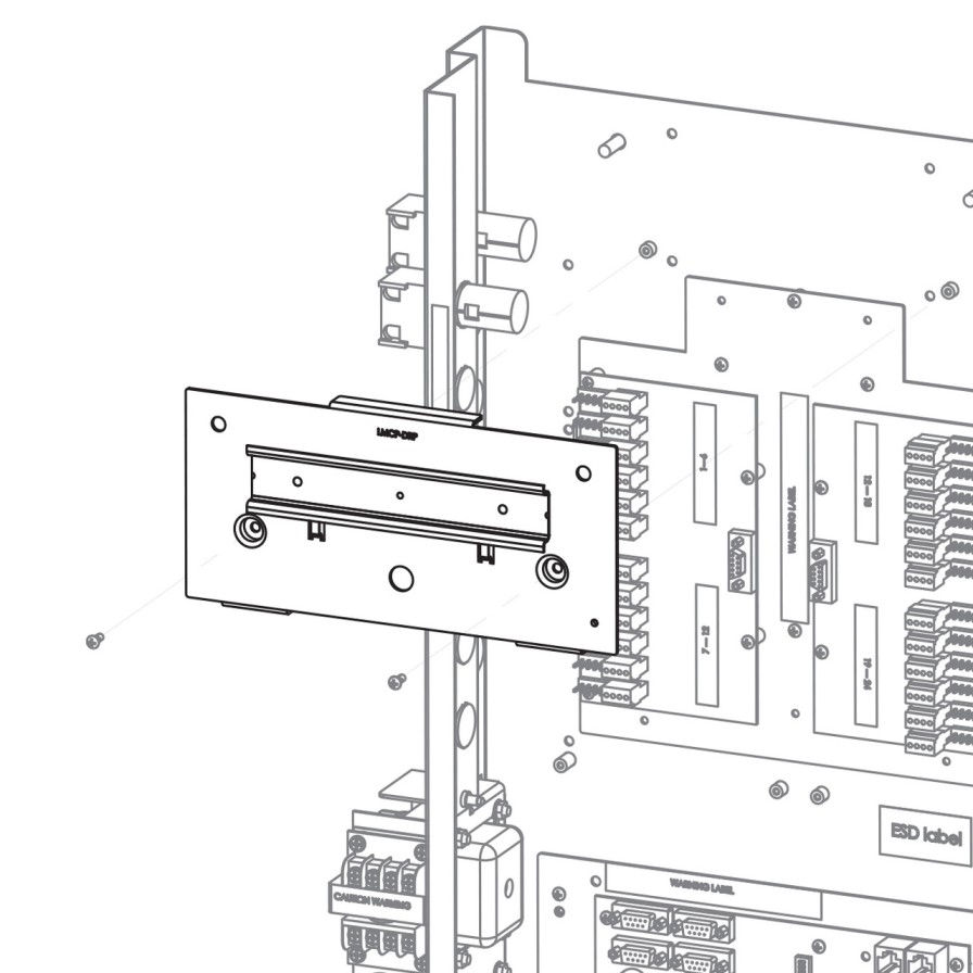 Beleuchtungssteuerungen Und -Systeme Legrand Digitales Lichtmanagement | Zubehor-Montageplatte Fur Lmcp-Panel-Innenraume