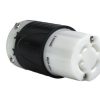 Verdrahtung Legrand Turnlok | 30A Nema L1530-Stecker Schwarze Ruckseite, Weises Gehause Vorne