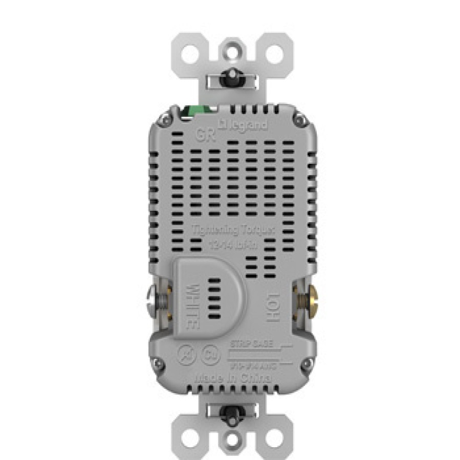 Verdrahtung Legrand Outdoor-Outlets | 15 A 125 V, Manipulationssichere, Wetterbestandige Steckdose Mit Usb-Typ-A/C-Schnellladeanschlussen, Weis