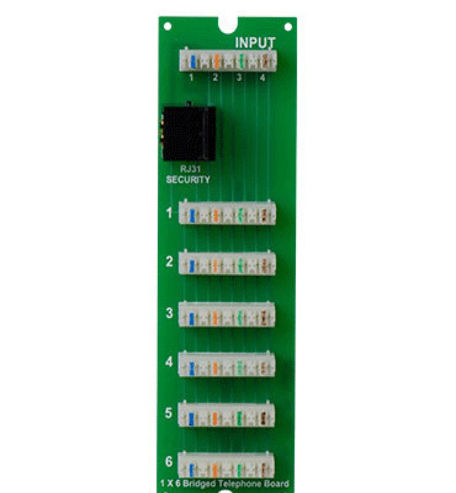 Netzwerkinfrastruktur Legrand A/V-Steuergerate | 1X6 Telefonplatine Mit Rj31X Fur Mdu-Gehause