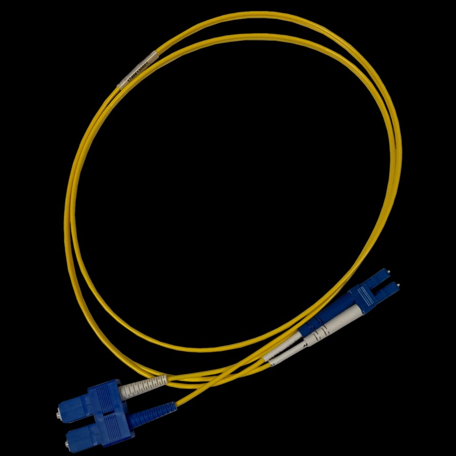 Netzwerkinfrastruktur Legrand Glasfaser-Patchkabel Und Kabelkonfektionen | Infinium Ultra Lc-Zu-Sc-Duplex-Patchkabel, 2 Mm, Om4, Aqua, Plenum, 2 Meter