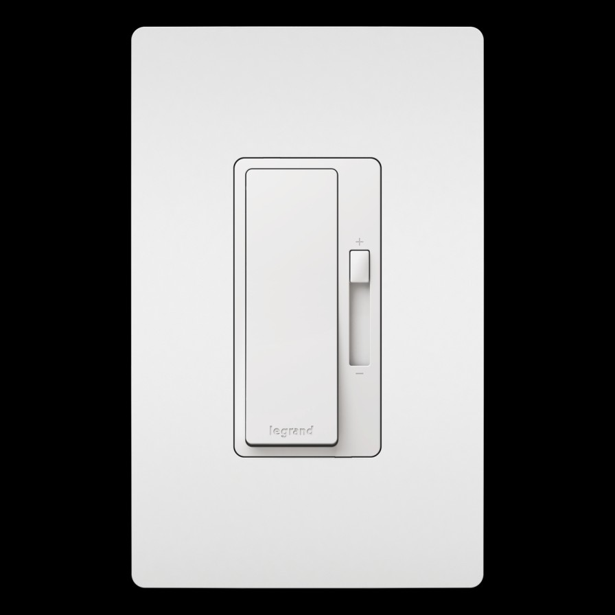 Verdrahtung Legrand Dimmer | Radiant® Led Advanced Dimmer Weis Mit Wandplatte