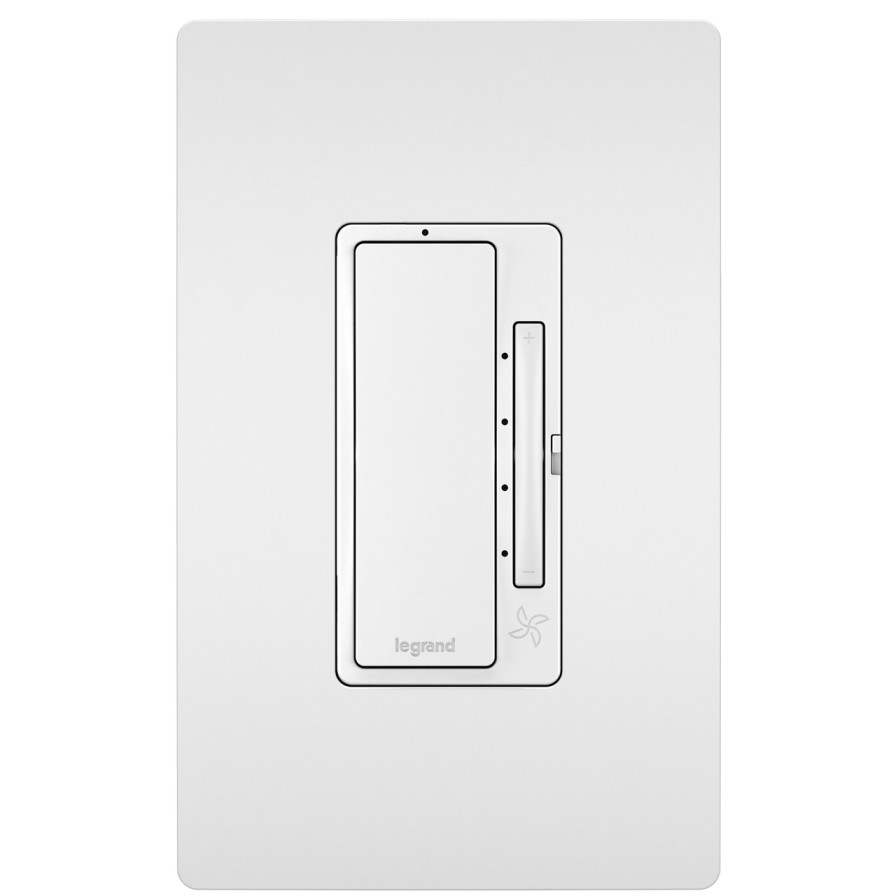 Verdrahtung Legrand Dimmer | Radiant® De-Hummer Mit Luftergeschwindigkeitskontrolle, Einpolig/3-Wege, Weis