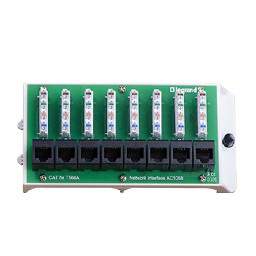 Av-Networking Legrand | 8-Port-Cat-5E-Netzwerkschnittstellenmodul