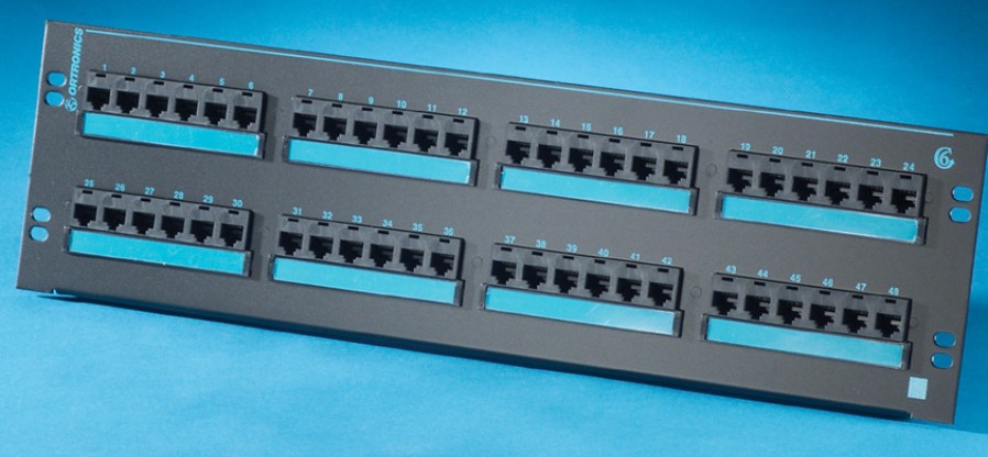 Netzwerkinfrastruktur Legrand Patchpanels | Clarity 6 48-Port-Patchpanel Der Kategorie 6 Module Mit Sechs Ports