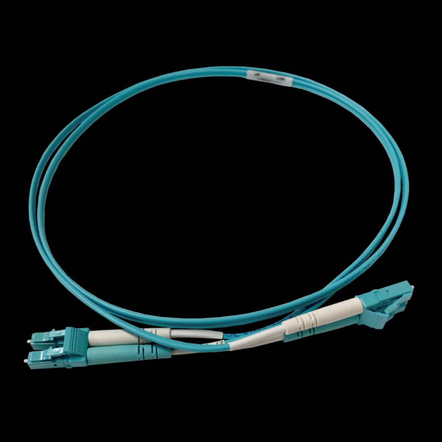 Netzwerkinfrastruktur Legrand Glasfaser-Patchkabel Und Kabelkonfektionen | Infinium Core Lc-Zu-Lc-Duplex-Patchkabel, 2 Mm, Om4, Aqua, Riser, 2 Fus