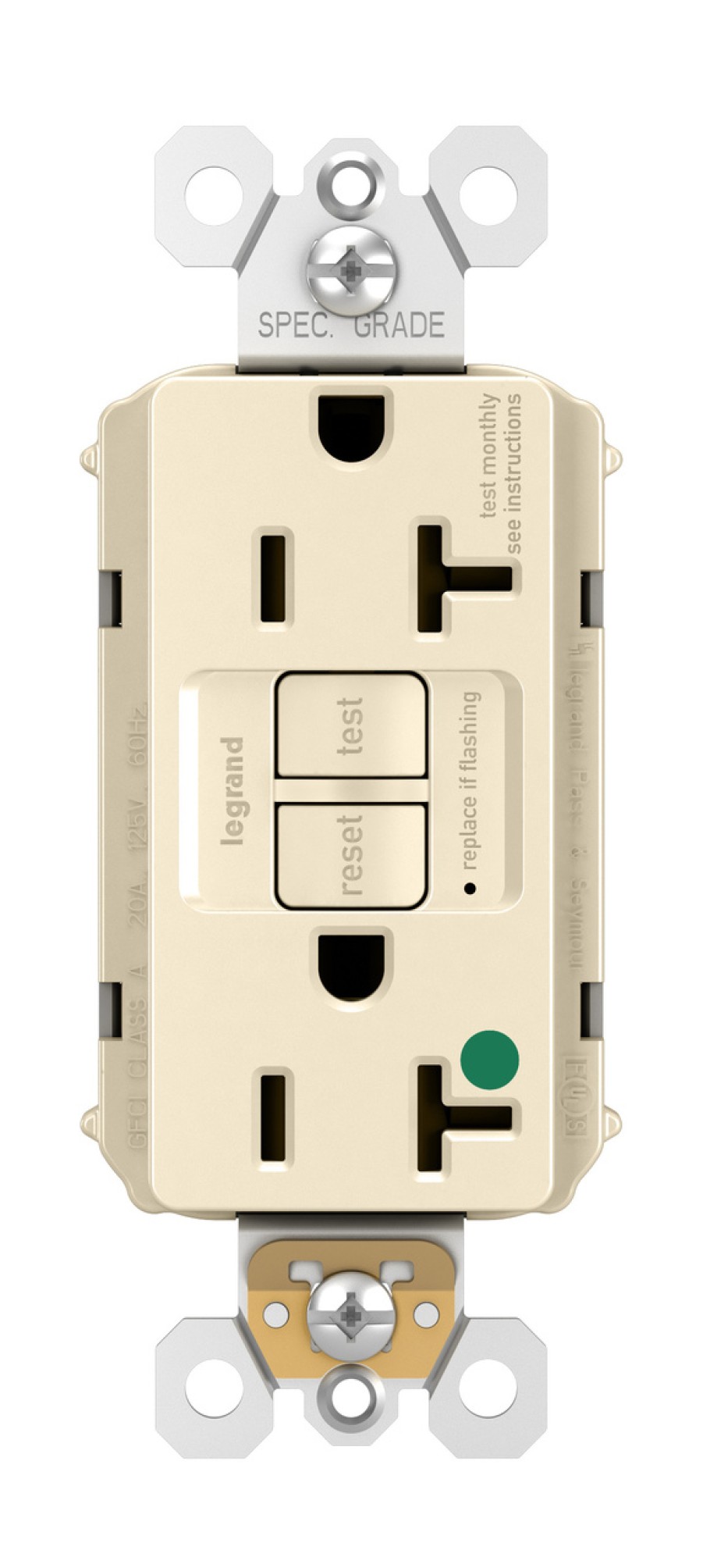 Verdrahtung Legrand Kommerzielle Behalter | Plugtail Krankenhaus-Gfci-Steckdose Der Guteklasse 20A Mit Selbsttest