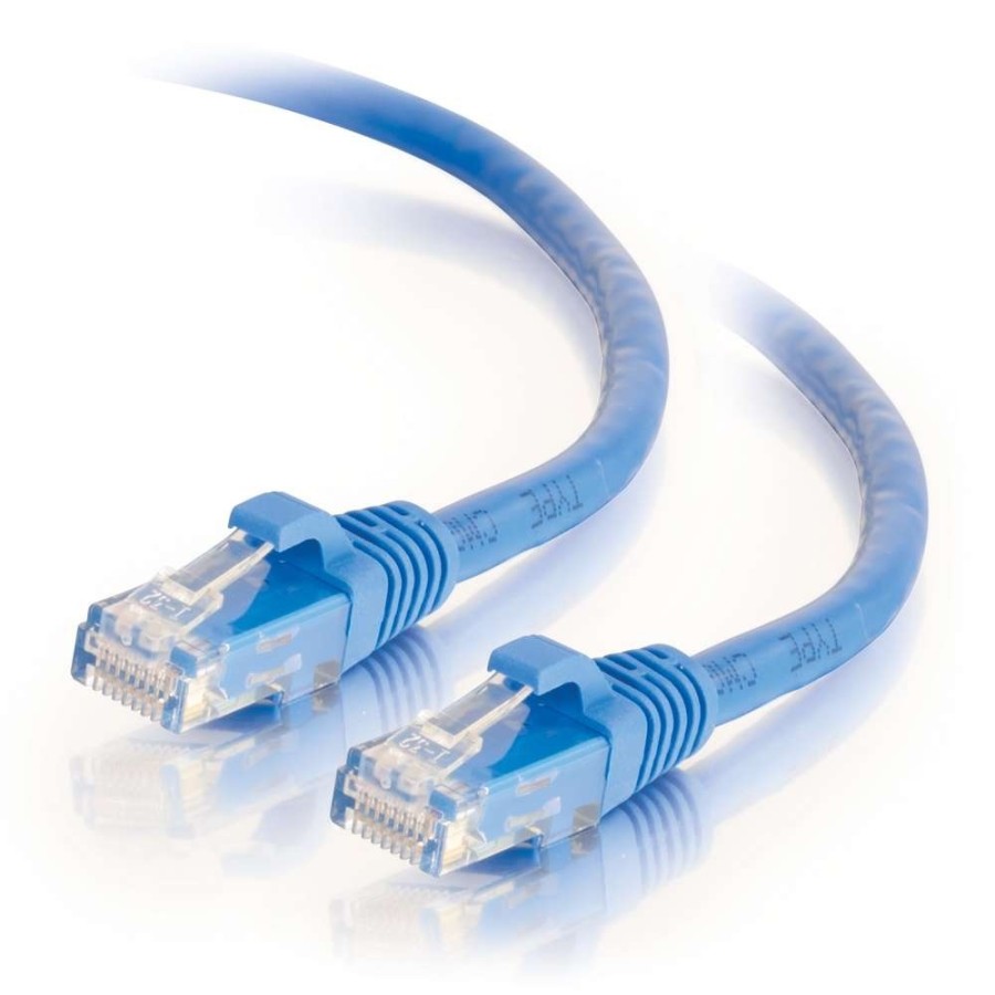 Netzwerkinfrastruktur Legrand Patchkabel Und Kabelkonfektionen | 7Ft Q-Serie Cat6A Snagless (Utp) Ethernet-Netzwerk-Patchkabel, Cm-Zertifiziert Blau