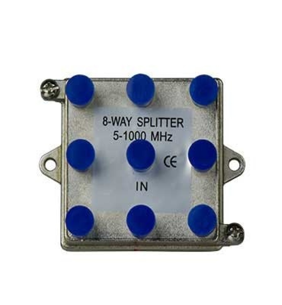 Audio/Visuell Legrand Adapter Und Splitter | 8-Wege-1-Ghz-Vertikal-Koax-Splitter