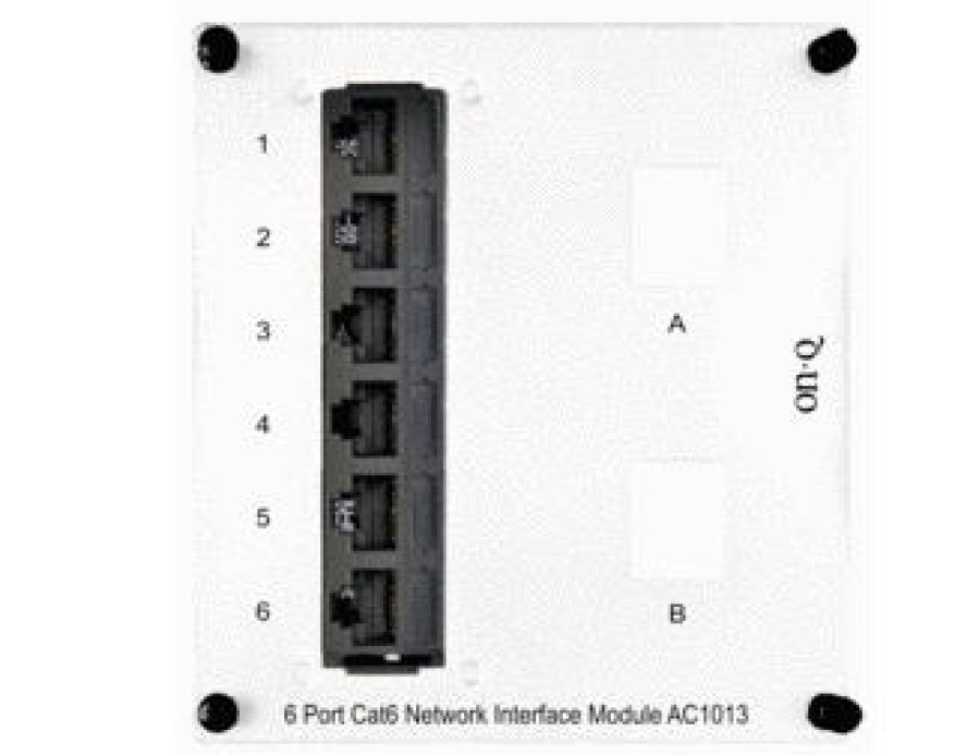 Av-Networking Legrand | 6-Port-Cat-6-Netzwerkschnittstellenmodul