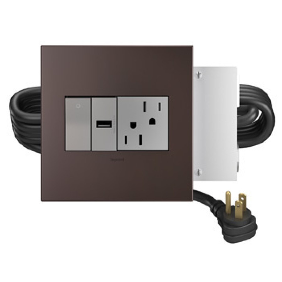 Draht- Und Kabelmanagement Legrand In-Surface-Mobel-Power | Adorne Fpc 2-Gang Usb** P, 1 O/L Mag **011422**