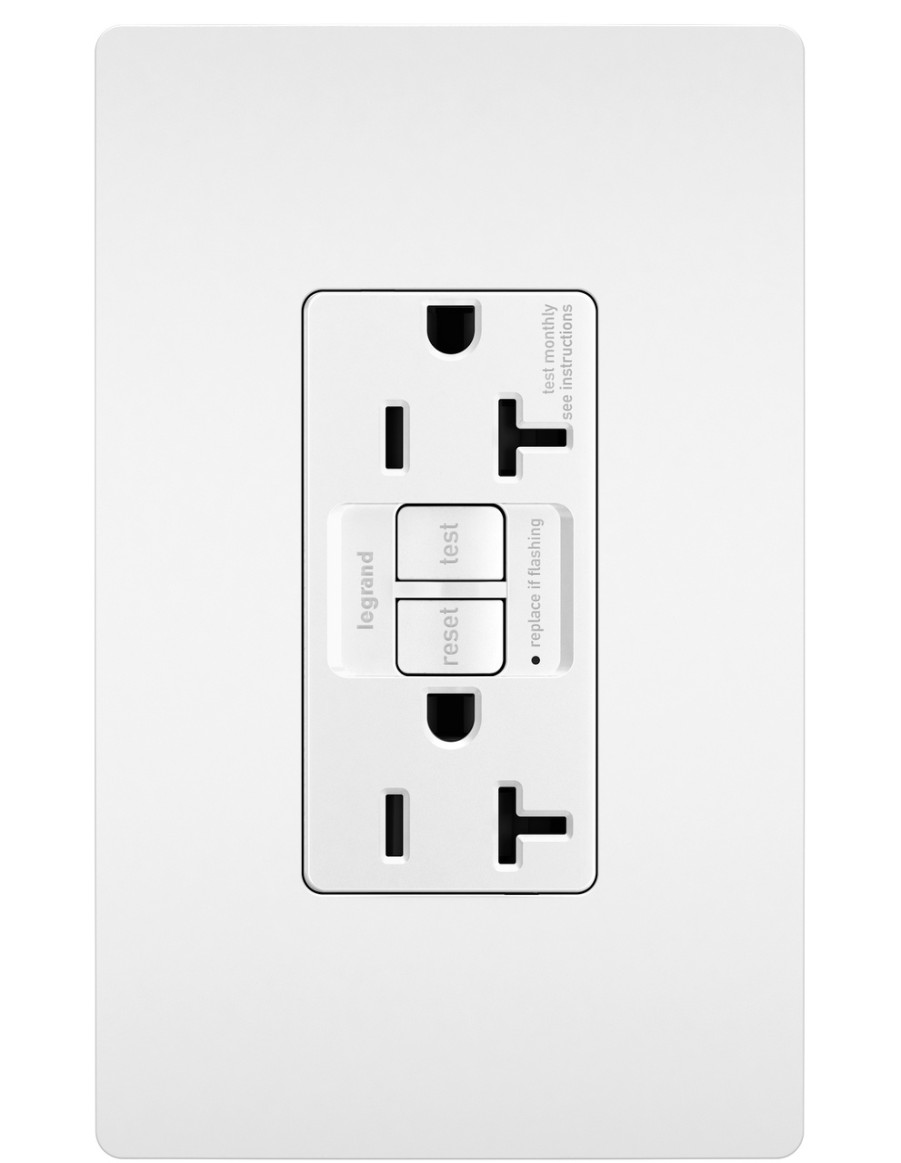 Verdrahtung Legrand Gfci/Afci-Outlets | Strahlende 15-A-Gfci-Steckdose Fur Selbsttestempfindliche Gerate