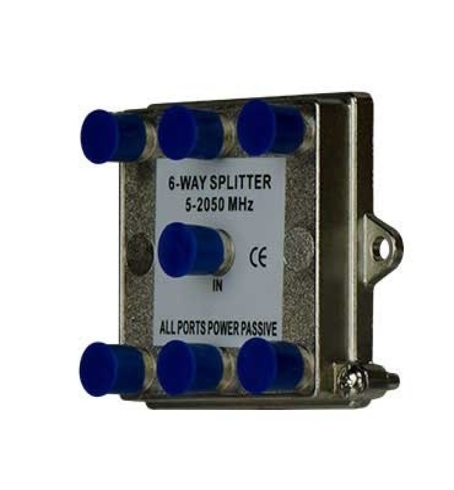 Audio/Visuell Legrand Adapter Und Splitter | 6-Wege-2-Ghz-Vertikal-Koax-Splitter