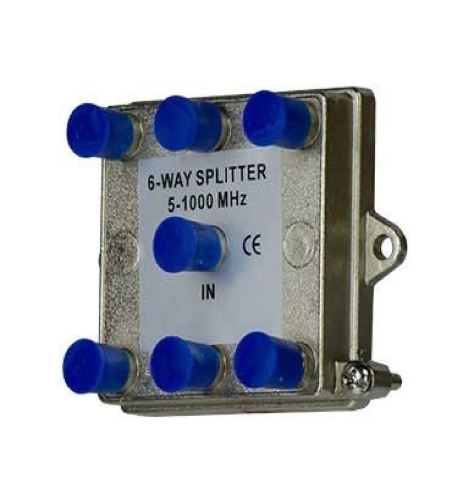 Audio/Visuell Legrand Adapter Und Splitter | 6-Wege-1-Ghz-Vertikal-Koax-Splitter