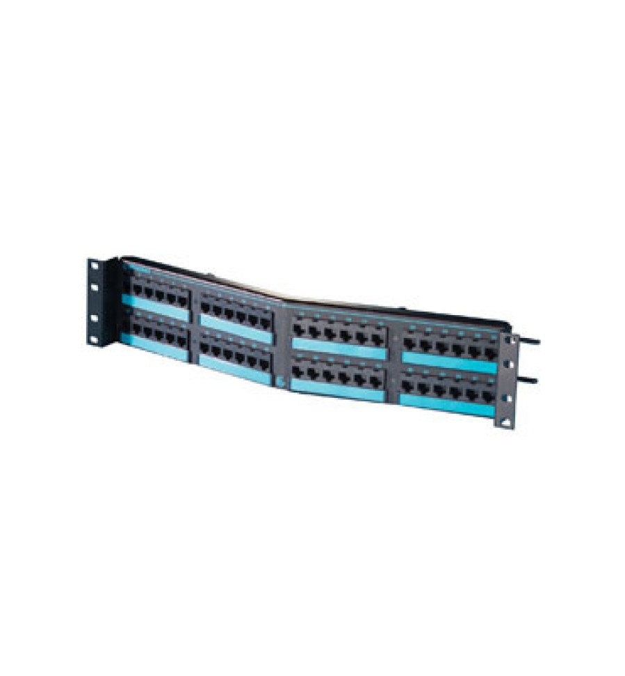 Netzwerkinfrastruktur Legrand Patchpanels | Clarity 6 Abgewinkeltes 48-Port-Patchpanel Der Kategorie 6