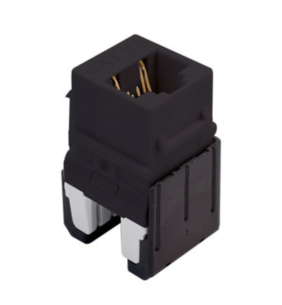 Verdrahtung Legrand Stecker Und Anschlusse | Cat 6A Quick Connect Rj45 Keystone-Einsatz, Schwarz