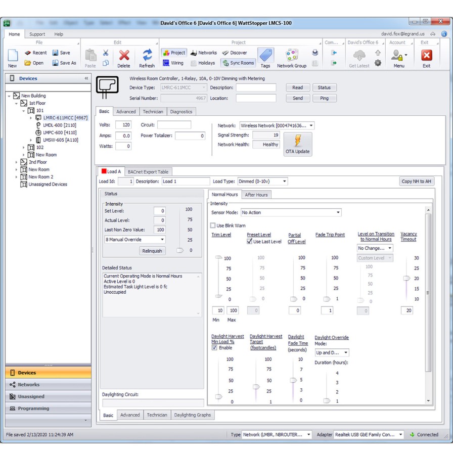 Beleuchtungssteuerungen Und -Systeme Legrand Digitales Lichtmanagement | Dlm-Design- Und Programmiersoftware