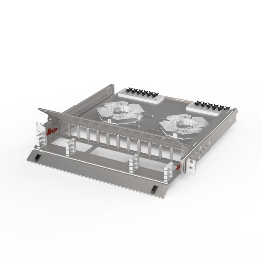 Netzwerkinfrastruktur Legrand Fasergehausesysteme | Infinium Access, 1 Rack-Einheit (Ru), Rack-Montage-Glasfasergehause Unbeladen