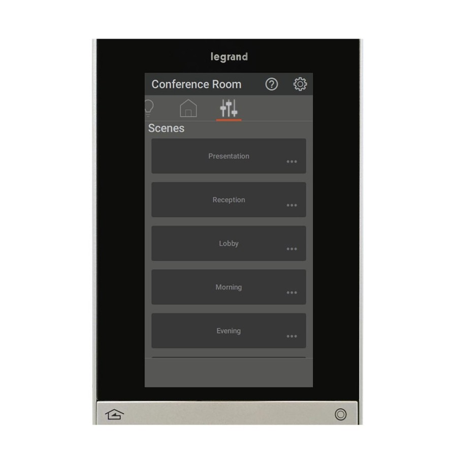 Schattierung Legrand Vantage-Steuerung | Equinox 41 Lcd-Touchscreen