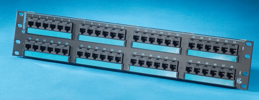 Netzwerkinfrastruktur Legrand Patchpanels | Clarity 6 48-Port-Patchpanel Der Kategorie 6 Module Mit Sechs Ports