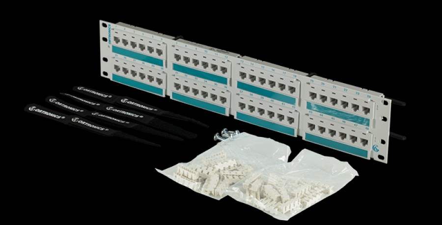 Netzwerkinfrastruktur Legrand Patchpanels | Clarity 6 48-Port-Patchpanel Der Kategorie 6 Module Mit Sechs Ports