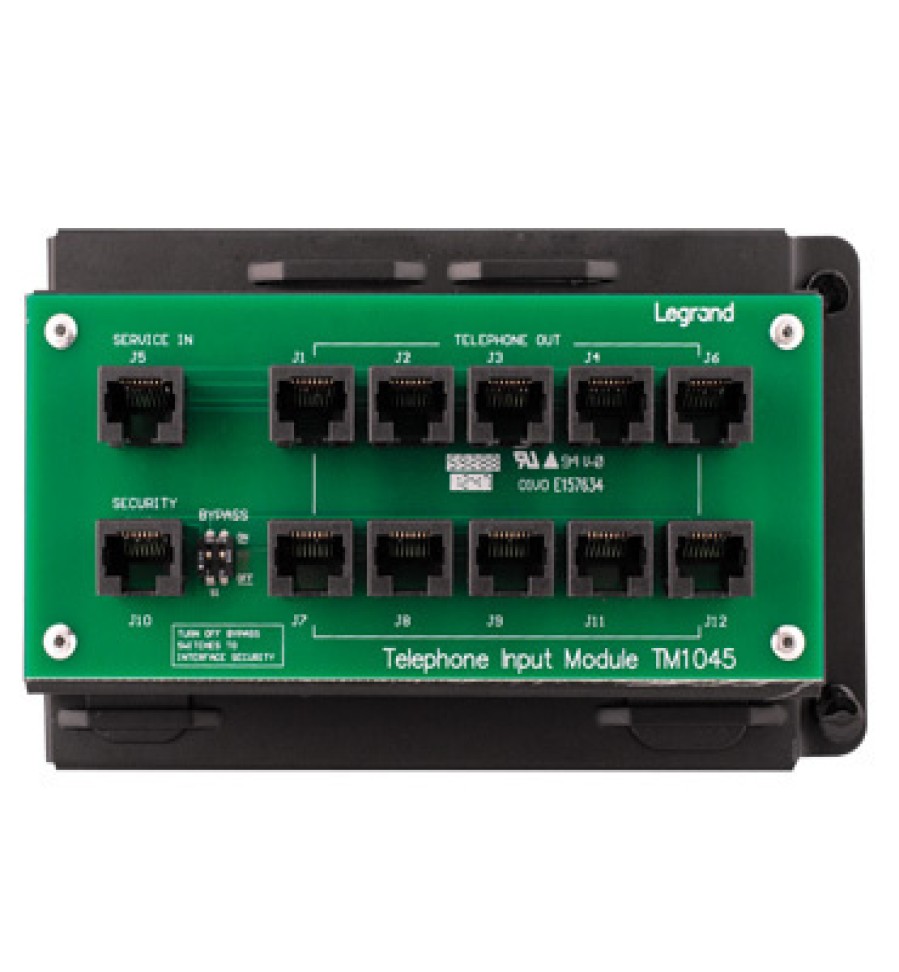 Audio/Visuell Legrand Video- Und Sprachmodule | 10-Wege-Rj45-Telefonmodul Mit Rj31X