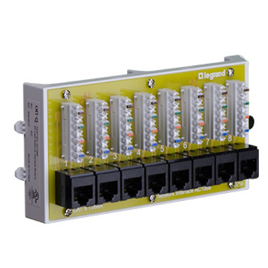 Av-Networking Legrand | 8-Port-Cat-6-Netzwerkschnittstellenmodul