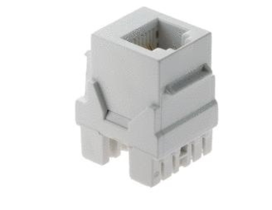 Audio/Visuell Legrand Keystone-Einsatze | 6P6C Keystone-Stecker, Weis