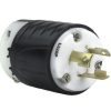 Verdrahtung Legrand Turnlok | 20A Nema-Stecker L520 Schwarze Ruckseite, Weises Vordergehause